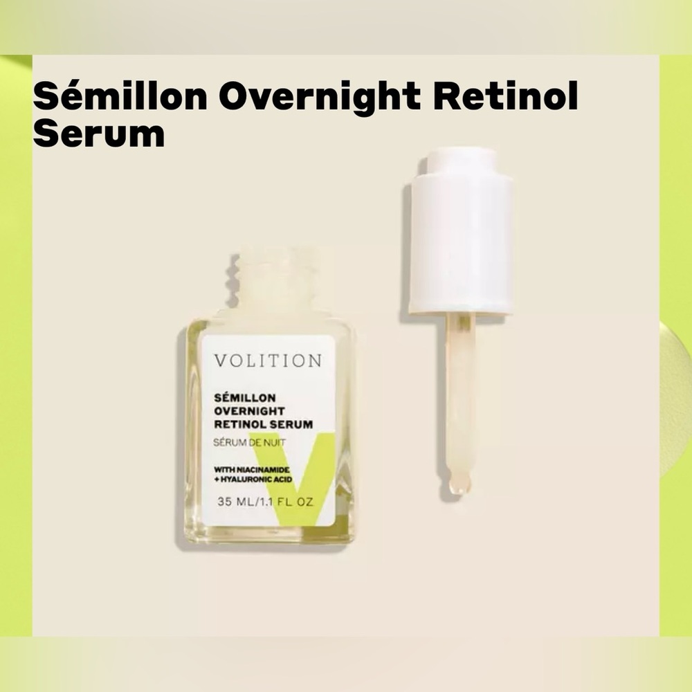 Volition Sémillon Overnight Retinol Serum - 1.1 oz NIB